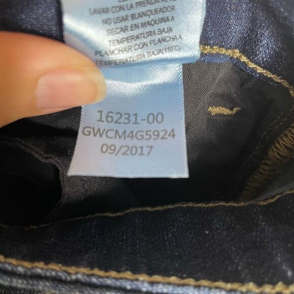 Joe’s Jeans Step Hem Skinny Jeans Women's Size 29 (30x27) Mid-Rise Dark Wash - Picture 9 of 10